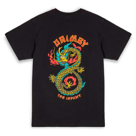 Grimey Unisex κοντομάνικη μπλούζα The Lucky Dragon Regular Tee